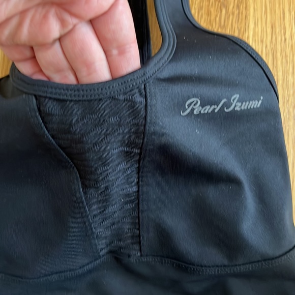 Pearl Izumi Racerback Athletic Black Tank Top, XS - Picture 3 of 12